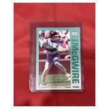 1 - Mark McGuire Ball Card