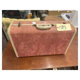 Rare Vintage Pink Samsonite Suitcase