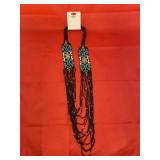 Very Nice Beaded Necklace - NEW