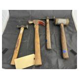 4 - Assorted Hammers