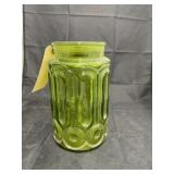 Green Glass Vase