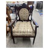 Vintage Wooden Arm Chair - As Is