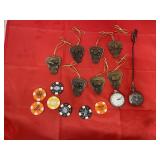 Bag of Watches - Poker Chips - Pocket Watches