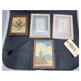 4 - Small Framed Wall Art