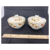 2 Pcs - Sauce Bowls w/Lids