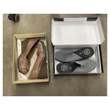 2 Pair Ladies Shoes Sz 8