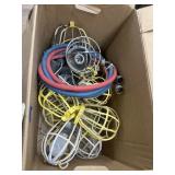 Box of Garage Hanging Lights