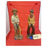 2 Pcs - Western Figurines