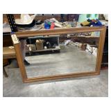 Large Framed Wall Mirror 53"x34"
