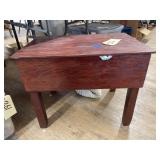 Storage Bench w/Sewing Supplies - Fabric