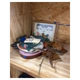 8 Pcs - Wooden Hanging Dï¿½cor - Clock - Box