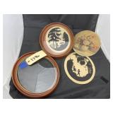 2 - Vintage Oval Frames