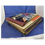 Pile of Assorted Vinyl Records