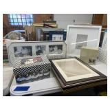 Assorted Pic Frames & Photo Box