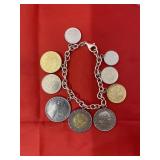 Foreign Coin Bracelet