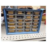Metal Organizing Bin w/Sewing Notions