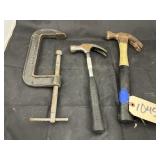 3 Pcs - Hammers & C Clamp