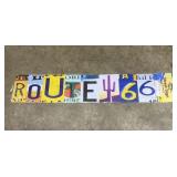 Route 66 Metal Street Sign 5x24 - NEW