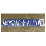 Metal Street Sign - 5x24 - Mustang - NEW