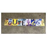 Route 66 Metal Street Sign 5x24 - NEW