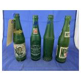 4 - Assorted Glass Bottles