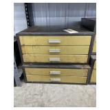 2 Metal Film Storage Cabinets