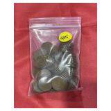 Approx 100 Wheat Pennies - Mixed Dates