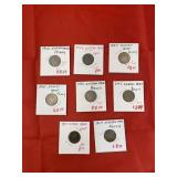 8 Indian Head Pennies