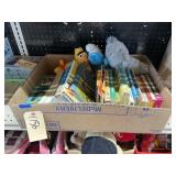 Box of Assorted Children's Books & Plush Toys