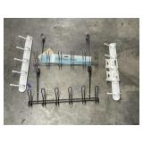 4 Pcs - Plastic/Metal Utility Racks - Wall Hanging