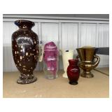 5-Assorted Vases