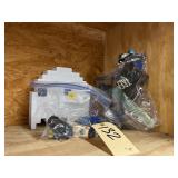 3 Pcs - Pac Man Figure - Light - Toy Gun & Cars