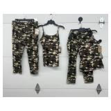 2 Pc Sz M Top & XL Camo Leggings & More