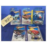 5 - Hot Wheels Cars in Pkg