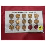 Lincoln Cent Set