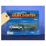 Ertl Die Cast Farm Country Pickup & Trailer - NIP