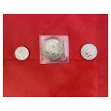 3 - Bicentennial Coins - Washington 25 cent