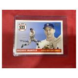 Mickey Mantle Ball Card
