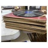 Pile of Assorted Vinyl Records