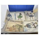 5 - Vintage Sewing Patterns - Western Theme