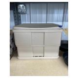 Plastic 2-Drawer Storage Bin - Barbie Dolls