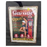 "Garage" Metal Sign