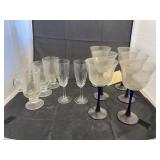 7 Pcs -  Assorted Stemware