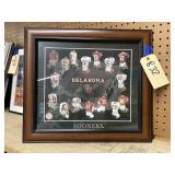 OU Sooners Framed Uniforms Pic