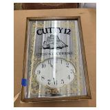 Cutty 12 Scotch Whisky Clock