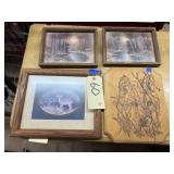 4 - Framed Animal & Outdoor Pics