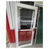 Glass & Wood Exterior Door 37"W