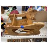 Wooden Convertible Doll High Chair