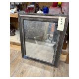 Framed Wall Mirror 22"x26"H