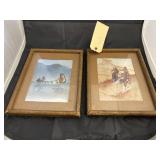 2 - Framed Native American Pics